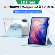 HHines Case for Huawei Matepad 12 X 12X 12" 2026 Matepad 12 X 12X 2025 2024 12" 360° Rotation Stand 