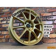 AUTO OPTION WEDSSPORT TC105N WHEELS 18INC ACCORD CIVIC FC CAMRY MAZDA3 LANCER