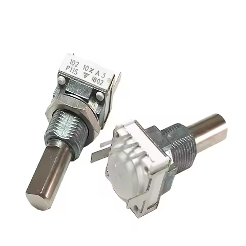 1pcs Original Single Metal Shaft Precision 10% VISHAY cermet P11S 102 potentiometer single 1K Hole 6