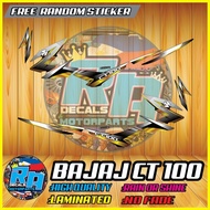 ♣ ۞ ◺ Bajaj CT 100 Stock Decals