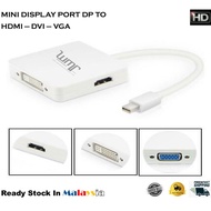 Display Port Mini DP To HDMI DVI-D VGA Converter Adapter Cable Laptop monitor