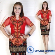 ATASAN KEBAYA PAYET MODERN LENGAN PENDEK MEWAH PESTA WANITA - KEBAYA PAYET BALI UNTUK NATALAN  KONDA