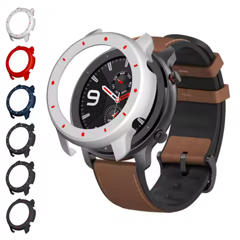 For Amazfit GTR 47mm Smartwatch Case PC Protector Frame Cover For Xiaomi Huami GTR 47MM Bumper Prote