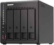 QNAP TS-453E-8G-US 4 Bay High-Performance Desktop NAS with Intel Celeron Quad-core Processor, 8 GB D