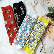 ❤️CROPP❤️ Unisex Hipster Animal Mouse Potato Chip Wolf Bunny Fish Bone Weasel Funny Cartoon Sock Sto