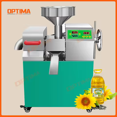 Cooking Oil Presser Machine OPTIMA P10 Compact For Small Spaces Extracting Sunflower Sesame Peanut S