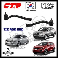 CTR KOREA KIA SPORTAGE SL HYUNDAI TUCSON LM SONATA YF STEERING RACK TIE ROD END [1 PAIR (LH+RH)]