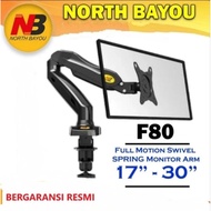 North Bayou NB F80 13-27" NBF80 LCD LED TV Monitor Bracket