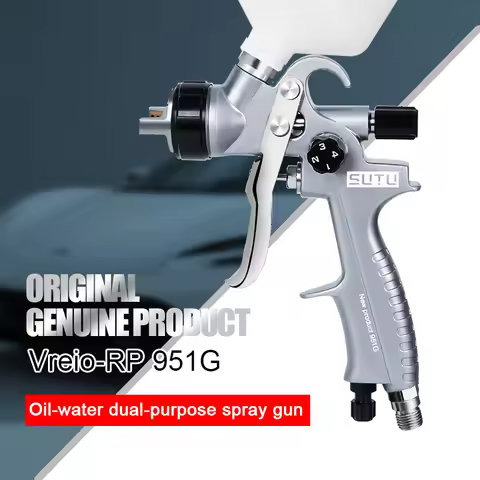 SUTU 951G Paint Spray Gun for Touch-Up 1.3MM Caliber Oil Paint Finish Painting Gun Pneumatic Tools