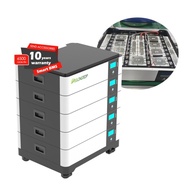 CE Approved ESS Solar 10kWh Prismatic Lithium Battery 51.2V 200Ah Akku Wandmontage Stackable Lithium