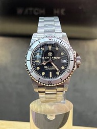 ロズウェル時計復古系列🏯銀色圈/seiko mod nh35 機芯手錶