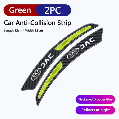 2pcs Car Reflective Stickers Wheel Eyebrow Anti-collision Strips Anti-scratch For JAC Refine J3 J4 J
