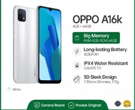 BISA COD Oppo A16K RAM 4/64GB GARANSI RESMI 1TH. Anti Air. Kamera jernih. design 3D Sleek. Layar Jernih dan Besar. Batre besar. hp tercanggih. kamera jernih. hp untuk game online. ram besar. memori besar. hp terbaru. harga termurah