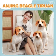 Realistic Stuffed Plush Dog Toys - Dalmatian, German Shepherd, Beagle & Rottweiler Dolls