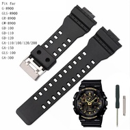 For G-Shock GA110 GD120 GA-100 G-8900 GLS-100 Rubber Watch Band 16mm Men Sports Wristband Waterproof