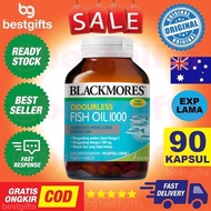 BLACKMORES ODOURLESS FISH OIL OMEGA 3 1000 MG 6 9 MINYAK IKAN DHA