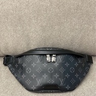 LV新款黑老花腰包