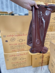 รองเท้าบูทกันน้ำ [Arrow Star A-1200 ถูกสุดในไทย] ส่ง 22บ 18.5 นิ้ว มีเชือก บู๊ตยางสูงสีสันสดใส Rain Rubber Boots ทำนา ทำสวน ตลาดสด บูทกันน้ำ บู๊ตกันน้ำ