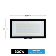 ENRICH สปอร์ตไลท์ LED รุ่น Eco fit ขนาด 300 - 400W มีให้เลือกแสงขาว และ แสงเหลือง ระบายความร้อนได้ดี