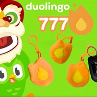 Creative Duolingo Plush Toy Duolingo Victory Flame Plushie Doll Pendant Keychain Duolingo Peripheral