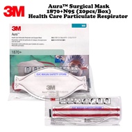 3M AuraTM Surgical Mask 1870+N95(20pcs/Box)Health Care Particulate Respirator