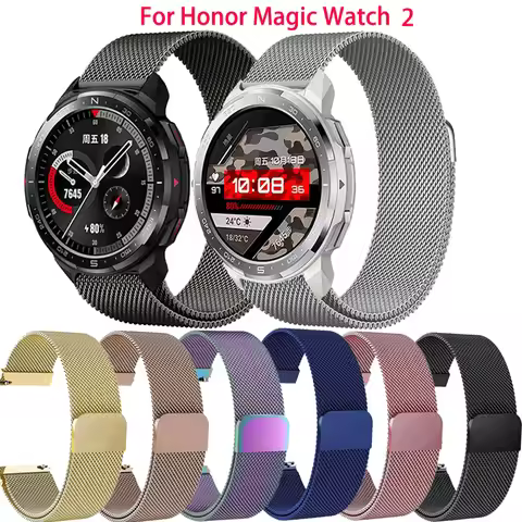 20 22MM Magnetic Loop Band For HONOR Watch GS Pro Metal Bracelet For Honor Watch GS3 Watch Band Magi