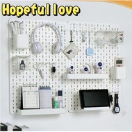 White Pegboard Organizer Pegboard Pegboard Accessories Pegboard Wall Phone Holder Compatible with IK