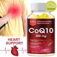 Daitea CoQ10 Supplement 300 Mg Supports Heart Health and Function, Improves Energy and Endurance, an