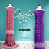 Kain Pasang Open Meter Q812 Kain Pasang Printed Murah Kain Ela Corak Terkini Bidang 46 Abstract Floral Songket [IDEYA]