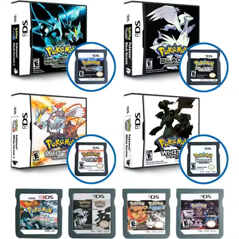 pokémon NDS Game Card 3DS 2DS DS Card SoulSilver HeartGold Platinum Game Card Game Card BLACK Collec