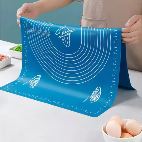 30x40cm Silicone Pastry Mat Non-Stick Thickening Mat Rolling Dough Liner Pad Cake Bakeware Pastry Fl