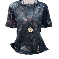 519 MOTEK TOP BROCADE LACE BLOUSE WOMEN'S CLOTHING FOR PARTY INVITATIONS TRADITIONAL KEBAYA BIG SIZE