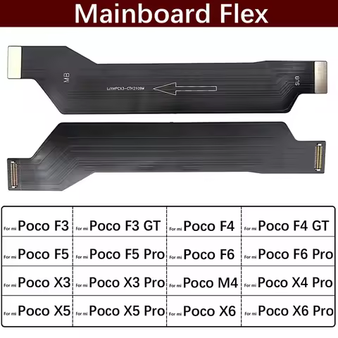 Main Board Main Motherboard Flex Cable For Xiaomi Mi Poco F3 F4 F5 F6 X3 X4 X5 X6 M4 Pro GT 4G 5G