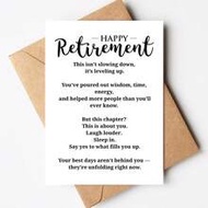 1pc Happy Retirement Card With Envelope, "This Isn't Slowing Down, It's Leveling Up" Meaningful Fare