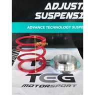Adjustable Helper Spring With Spring Seat utk (1PC) (Aluminium) For Adjustable Absorber Myvi Alza Ax