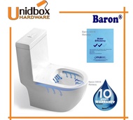 Baron W818 Toilet Bowl | Geberit strong Rimless design Easy to clean/WATER CLOSET/WC/UNIDBOX/BATHROOM/FLUSING/WATER SAVING