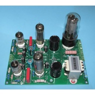 6AU66J4 6AQ5 singleended Class A stereo amplifier finished board 5Z2P tube rectifier power 3W 3W