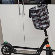 新淨全正常 非電動 滑板車 碟盤剎車 手剎款 手剎腳剎兩用 雙避震 減震 送車籃 鈴鐺 ...