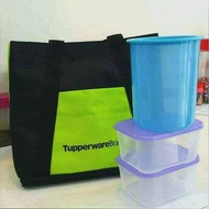 TUPPERWARE Expandable Bag + 1 x One Touch Junior Canister + 2 x Freezer Mate