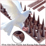 43cm Anti-Cat Plastic Spike Tool Anti-Cat Plastic Nails Bird Spikes Anti-Cat Fence Spikes Anti-Bird 