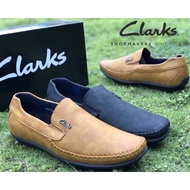 Clarks Lofer, Kasut Kulit Clarks, Pure Leather, Comfortable, Offer
