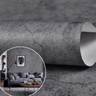 60cmx1/3m Concrete Wallpaper Self Adhesive Industrial Concrete Wallpaper Water Resistant Bubble-free
