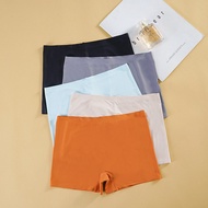 underpants women female boxer Underwear Women's Ice Silk Seamless Safety Pants Anti-Light Boxer Summ