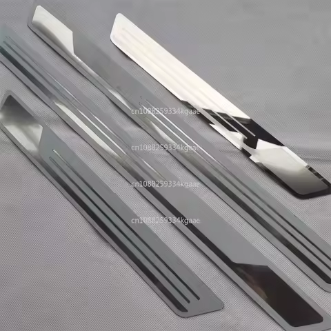 For Golf 6 7 Tour Special Modified Ultra-thin Welcome Pedal Threshold Strip White Gate Slot Pad Car 