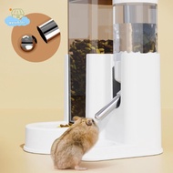 [LI] Large Capacity 2In1 Hamster Feeder And Waterer Leakproof Automatic Feeder Water Dispenser Leak 
