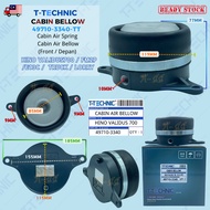 Bellow Kabin Udara (Depan)3 Lubang T-TECHNIC 49710-3340-TT Tugas Berat (HD) Air Spring Kabin Hino E1