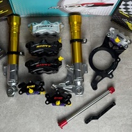 XMAX V1 V2 V3 Original SMRT USD Fork Cover Combo SMRT Stylema TX4 4Pot & Billet P34 S01 2Pot Caliper