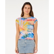 RIPCURL เสื้อยืดซีทรู 0NDWTE  HOTEL MALIBU SHEER TOP 2026-S3