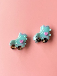 溜冰鞋 小髮夾