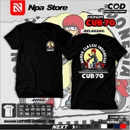 HONDA CLASSIC INDONESIA C70 T-SHIRT HONDA C70 MOTORCYCLE T-SHIRT CUB 70 T-SHIRT DISTRO RACING T-SHIR
